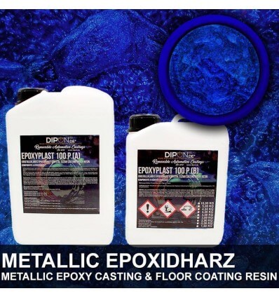 EpoxyPlast 100 P "Deep Sea Blue Pearl" Kit