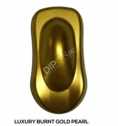KandyDip® Luxury Burnt Gold Pearl Matt (Schwarze KandyDip® Basisbeschichtung / Black KandyDip® Basecoat)