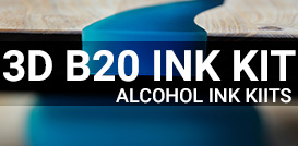 EpoxyPlast 3D B20 JewelCast Alcohol Ink Kits