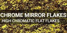 Chrome Mirror Flake Plates